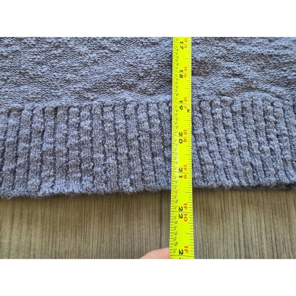 L.L.Bean Blue Pullover Sweater M 100% Cotton - Picture 6 of 7